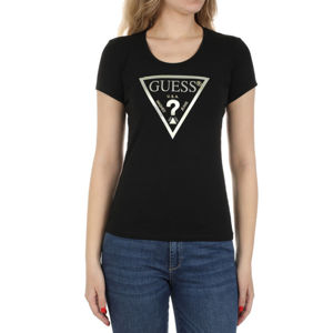 Guess dámské černé tričko Satin - L (F29V)
